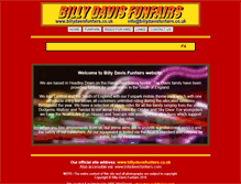 Tablet Screenshot of billydavisfunfairs.com